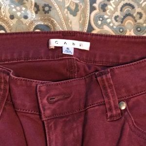 CAbi jeans - maroon